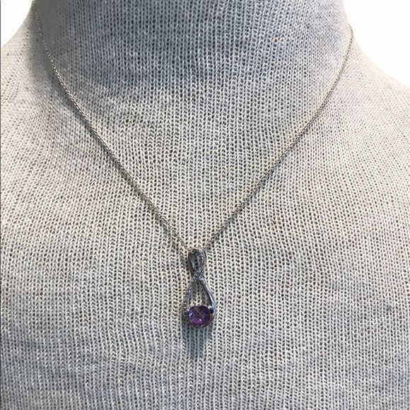 heart stone with infinity love ❤️ purple tone - Picture 8 of 12